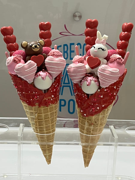 Valentine's Bear and Bunny Boucakepop (Pickup)